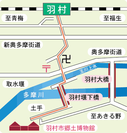 駅からの案内図