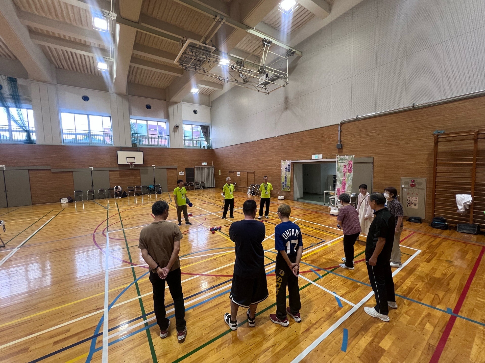 ボッチャ体験教室の様子