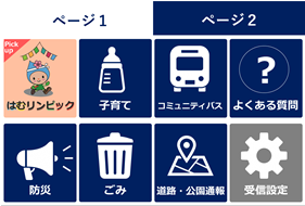 LINEメニュー画面