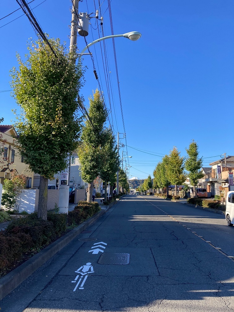 お店の前の通り