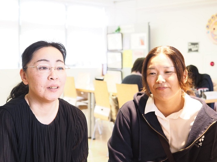 坂本奈智さん、田中真美子さん