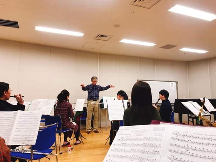 吹奏楽団の練習風景