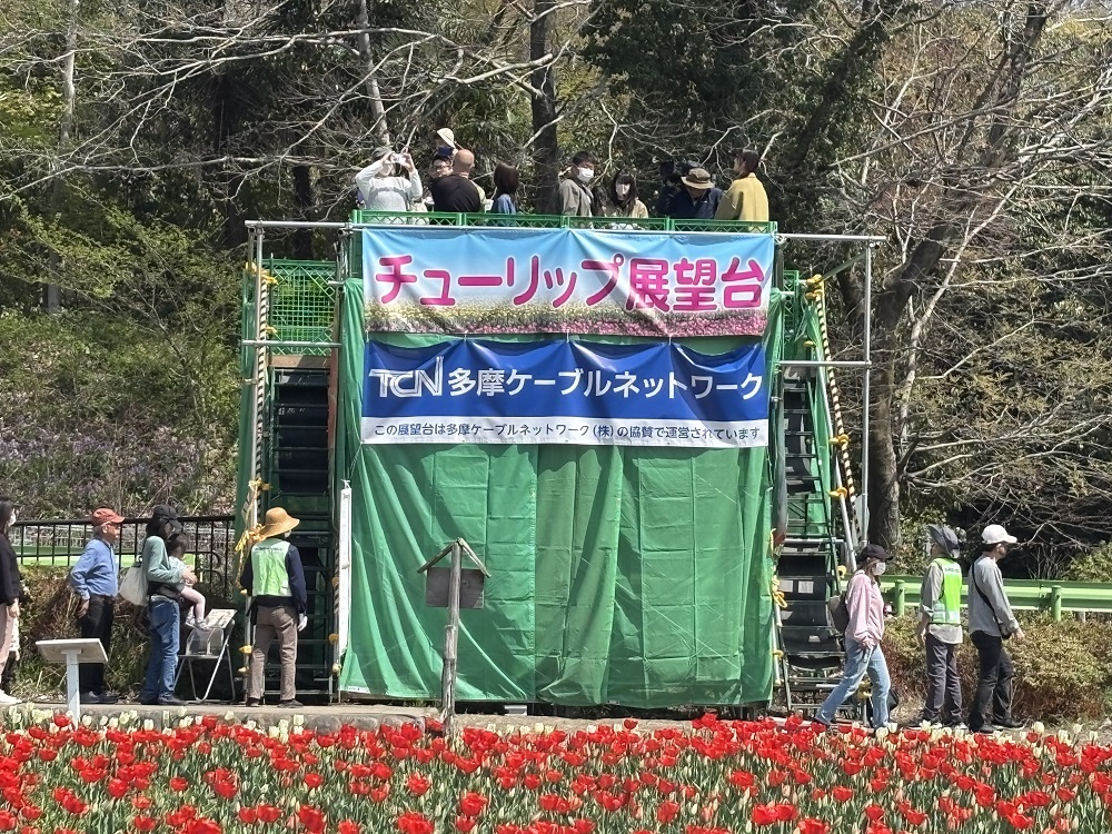 チューリップまつり展望台